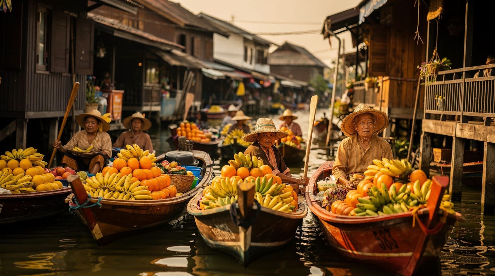 Damnoen Saduak: a floating market reality check — The honest truth about Damnoen Saduak floating market: the crowds, the boat fees