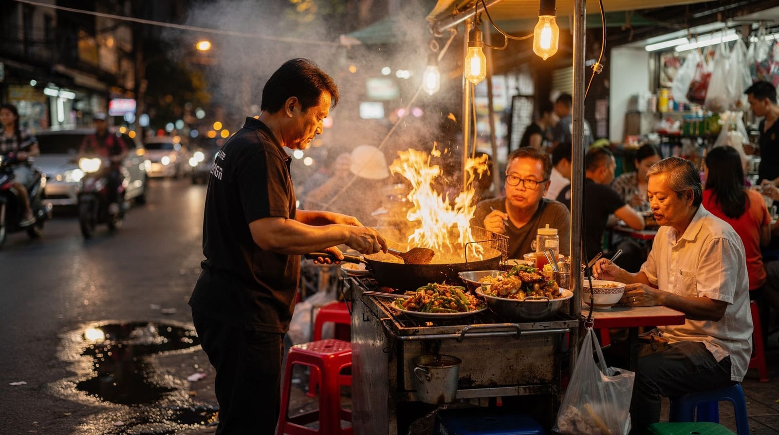 A Yaowarat street food crawl, stall by stall — One hungry evening down Bangkok's Yaowarat Road: the stalls I queued for, what I