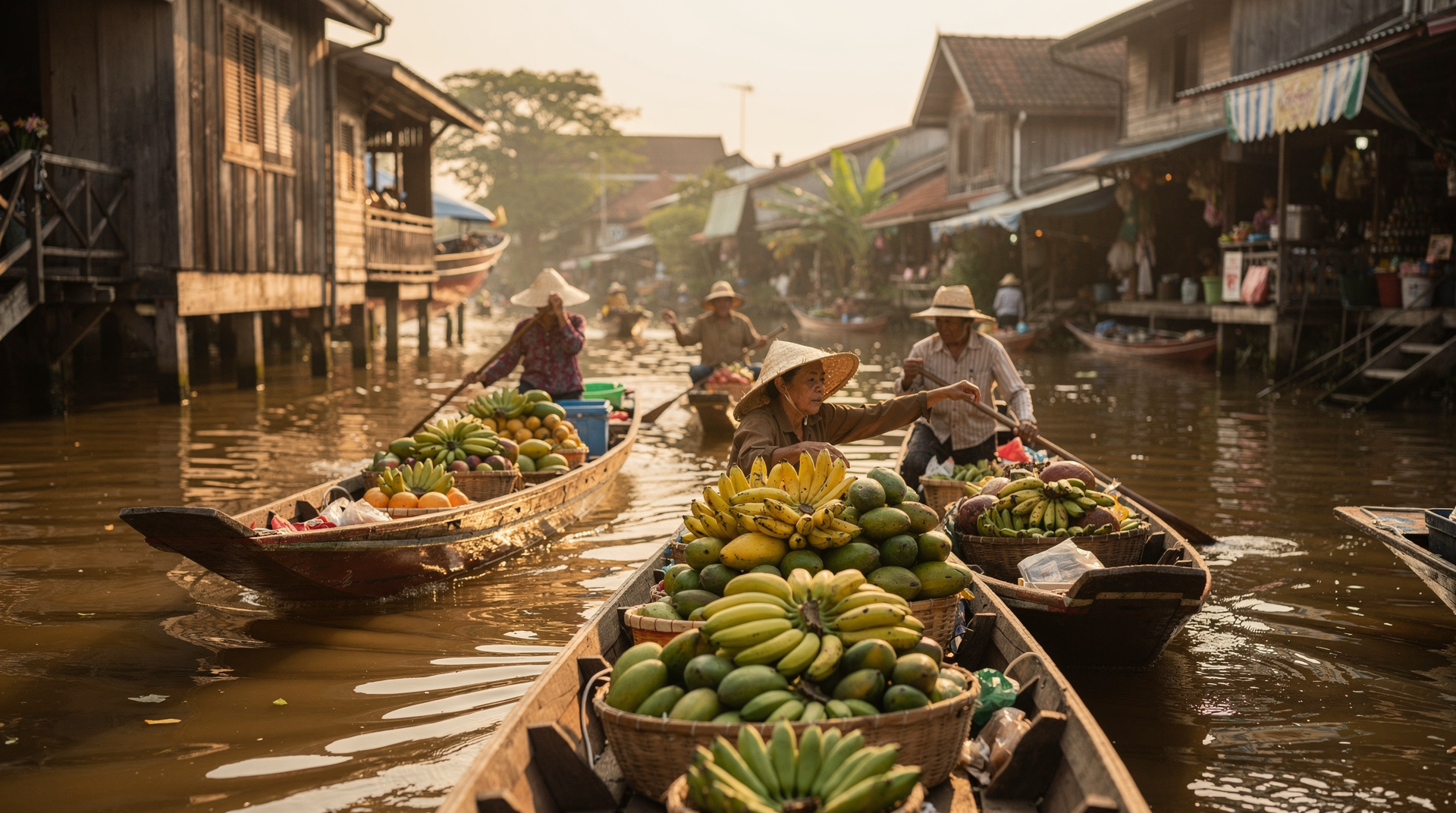 Damnoen Saduak Floating Market, Bangkok