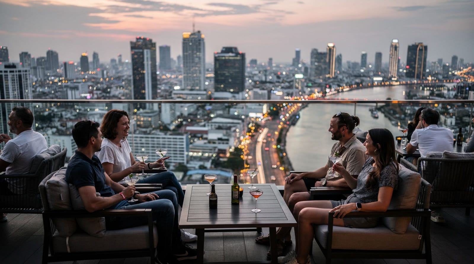 Bangkok nightlife: an honest guide to the city after dark — An honest map of Bangkok nightlife — rooftop bars, speakeasies, Sukhumvit, Silom
