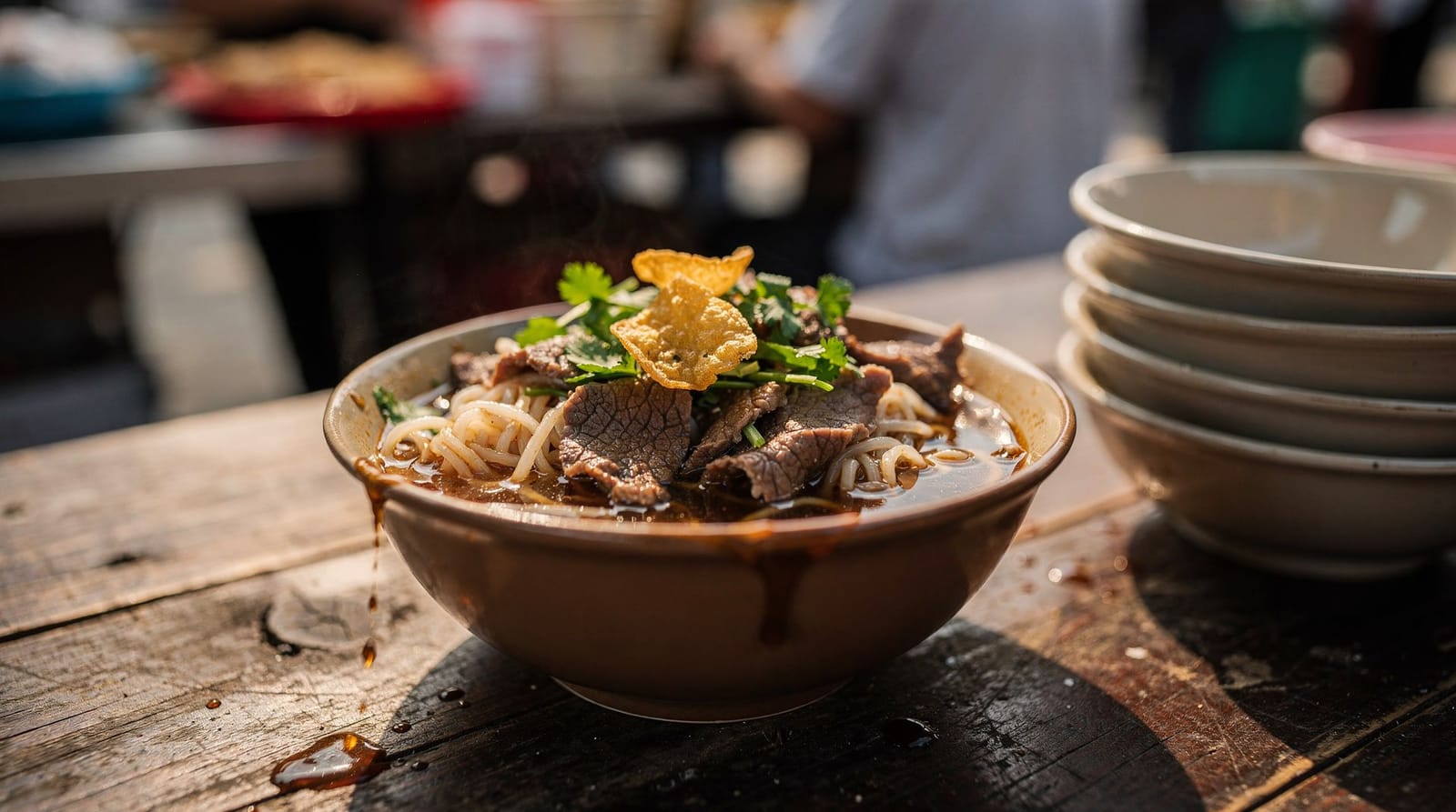 Boat noodles at Victory Monument: the full guide — How to eat boat noodles (kuay teow ruea) at Victory Monument in 2026: tiny 15-20