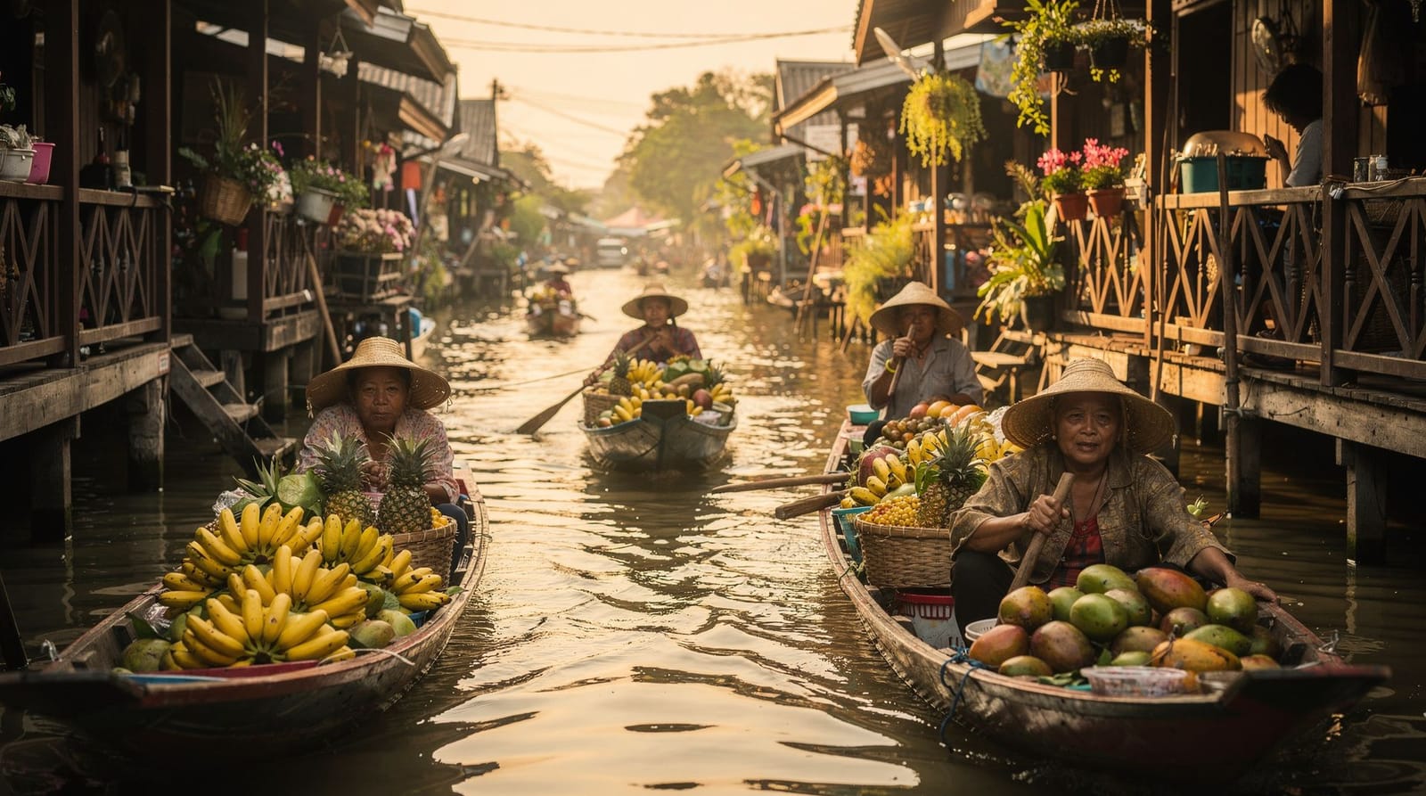 From Bangkok: Damnoen Saduak Floating Market Guided Tour