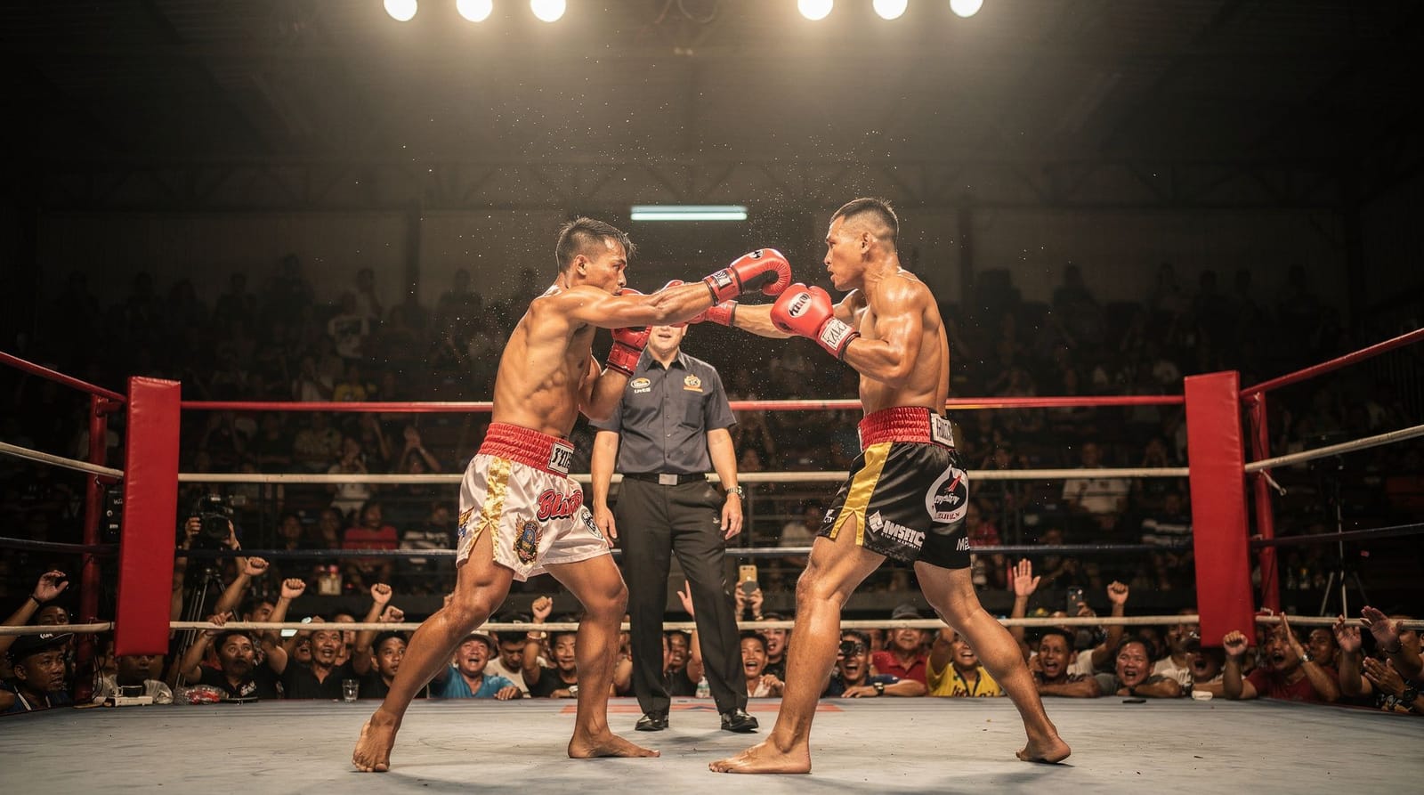Bangkok: Official Muay Thai Boxing Match at Rajadamnern Stadium