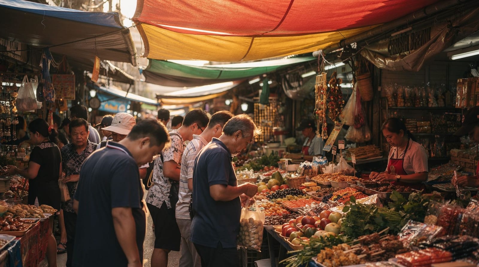 Pak Khlong Talat: Bangkok's 24-hour flower market — Pak Khlong Talat, Bangkok's great flower market — orchids, marigolds, jasmine, d